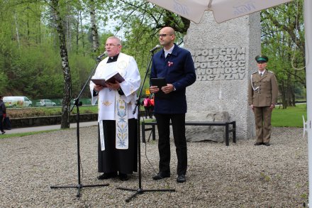 Modlitwa ekumeniczna prowadzona wspólnie przez ks. Wiesława Firleja oraz ks. Oskara Wilda